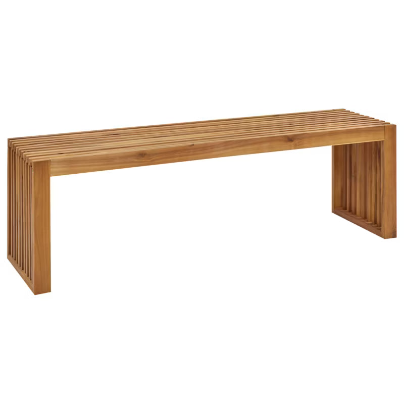 Havebænk Sulzano 150 cm Akacietræ Brun 2 Stk