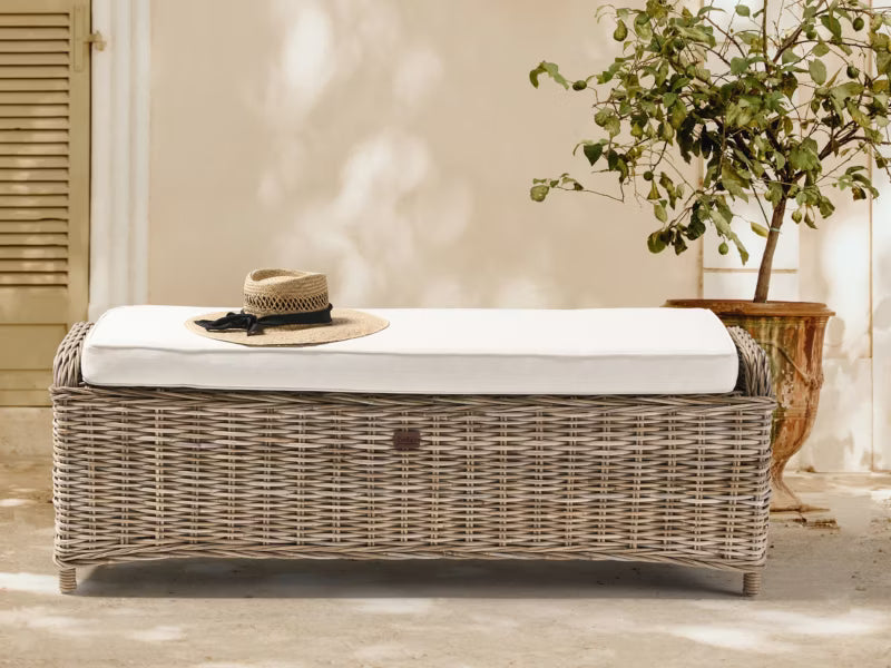 Havebænk Susua 140 cm Natur Rattan