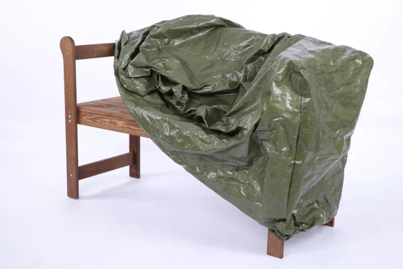Havebænk Træ 118x44 cm Brun med Ryglæn