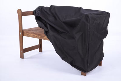 Havebænk Træ 118x44 cm Brun med Ryglæn