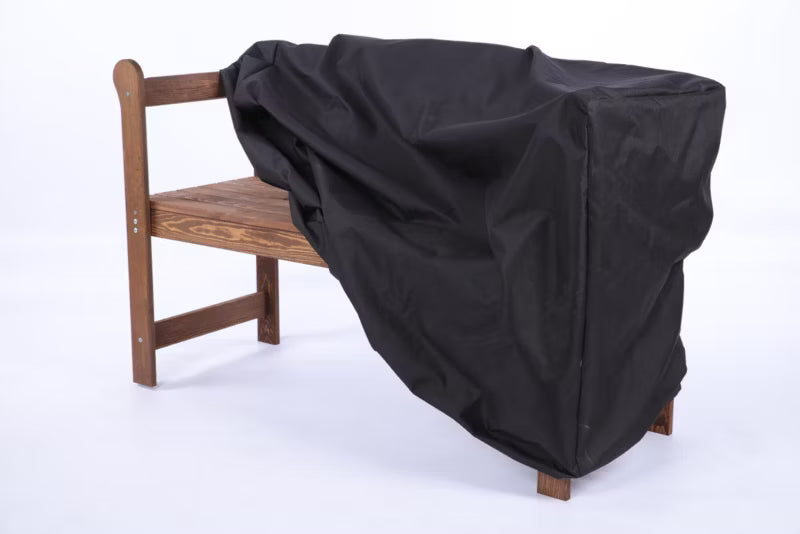 Havebænk Træ 118x44 cm Brun med Ryglæn