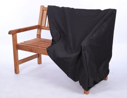 Havebænk Træ 90x117x70 cm 2-Personers med Ryglæn