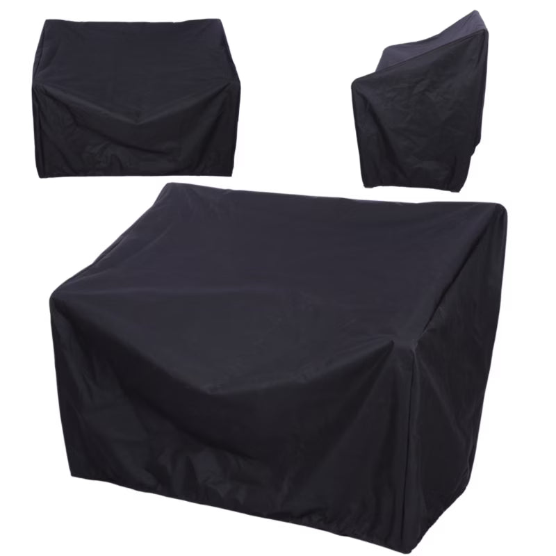 Havebænk Træ 90x117x70 cm 2-Personers med Ryglæn