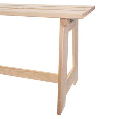 Havebænk Uden Ryglæn 119 cm Træ