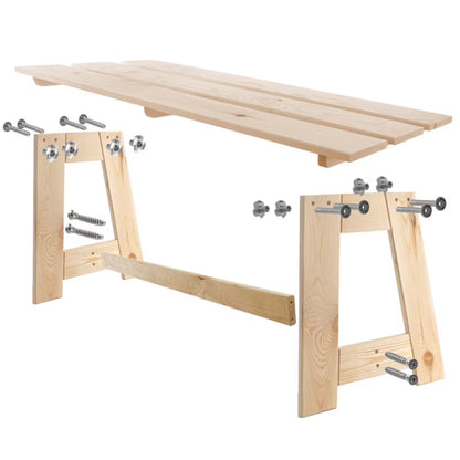 Havebænk Uden Ryglæn 119 cm Træ