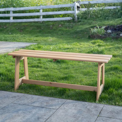 Havebænk Uden Ryglæn 119 cm Træ