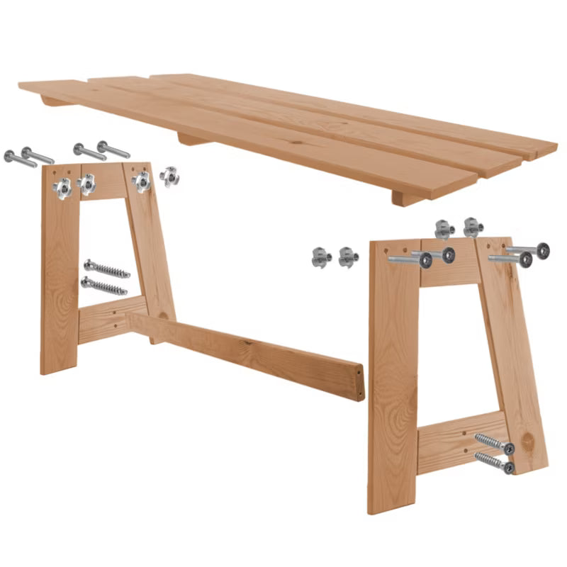 Havebænk Uden Ryglæn 119 cm Træ