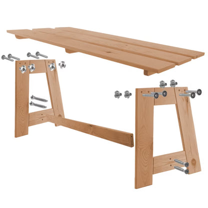 Havebænk Uden Ryglæn 119 cm Træ
