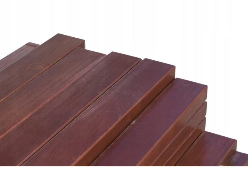 Havebænkbræt Skandinavisk Gran 150x6x3 cm Palisander