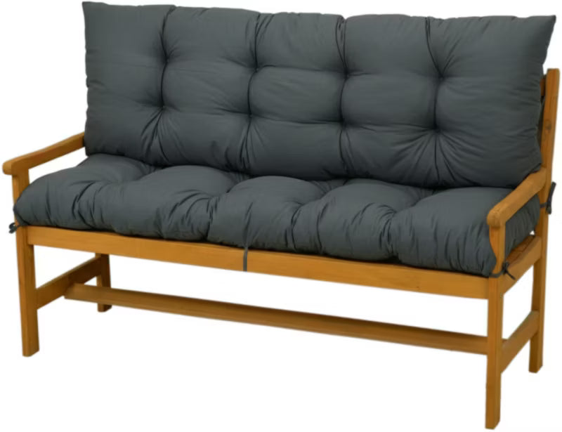 Havebænkshynde 160x50 cm Mørkegrå