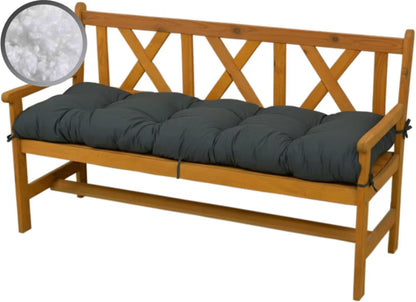 Havebænkshynde 160x50 cm Mørkegrå