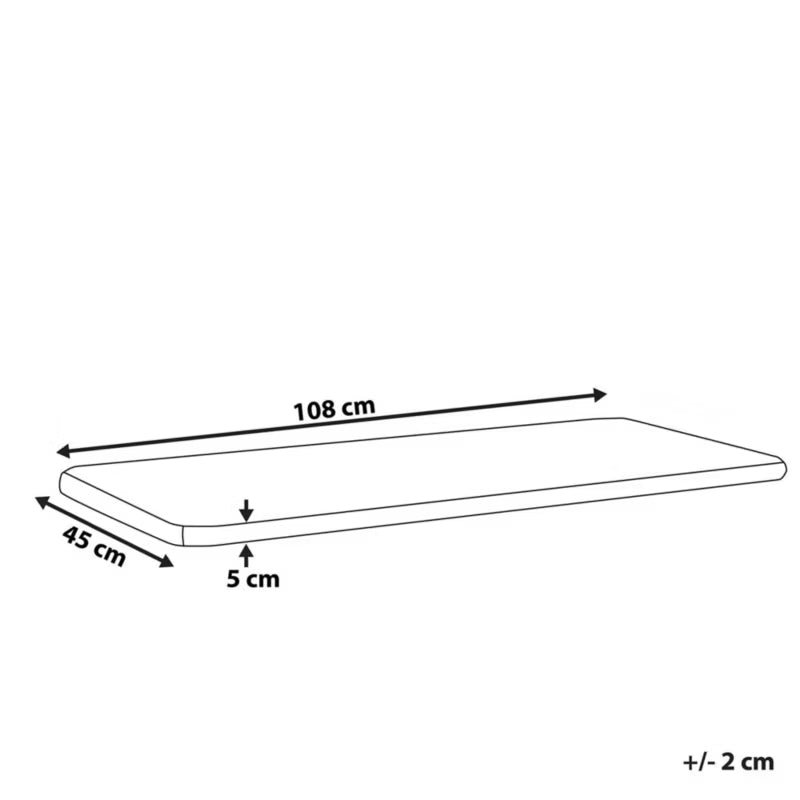 Havebænkshynde Sovana 108x45 cm Grå