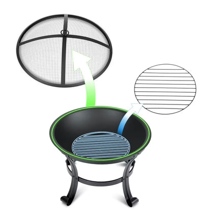 Havebålsted BD-880 60 cm Sort Stål