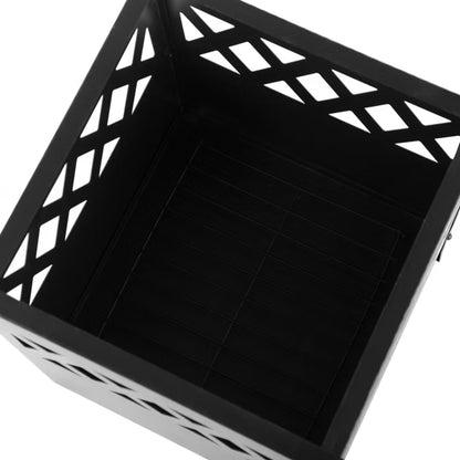 Havebålsted Shiga 40x53 cm Sort Stål med Grillrist