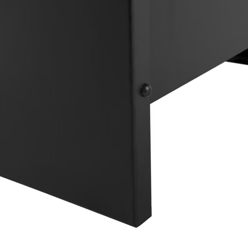 Havebålsted Shiga 40x53 cm Sort Stål med Grillrist