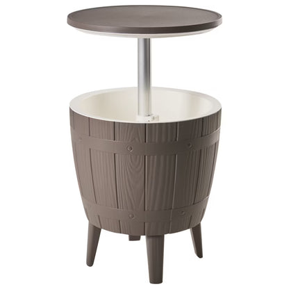 Havebar Silg 49 cm med Køleboks Beige Grå