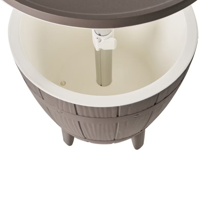 Havebar Silg 49 cm med Køleboks Beige Grå