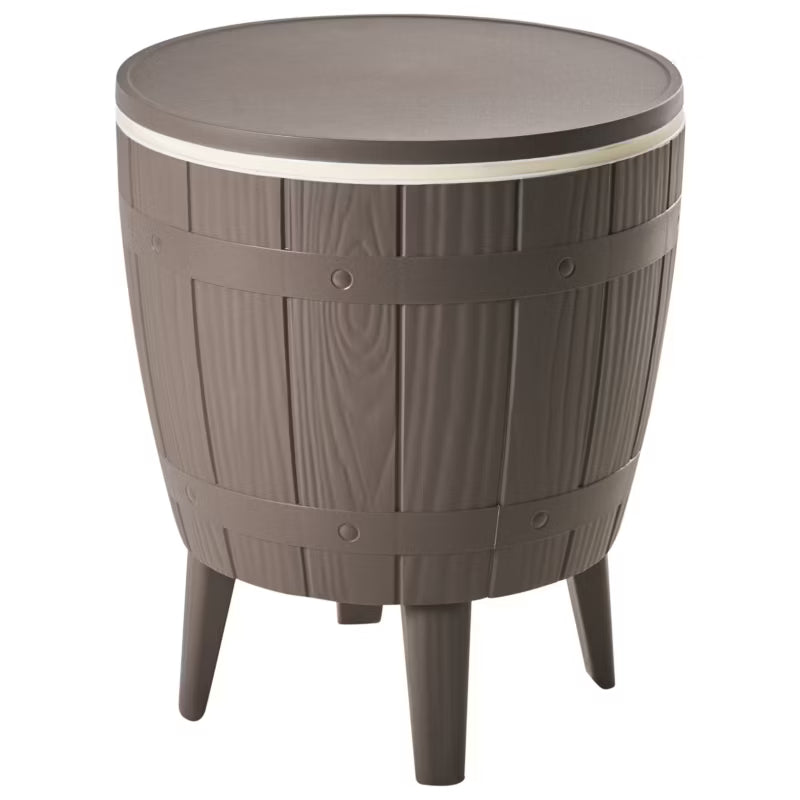 Havebar Silg 49 cm med Køleboks Beige Grå