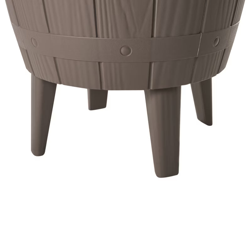 Havebar Silg 49 cm med Køleboks Beige Grå