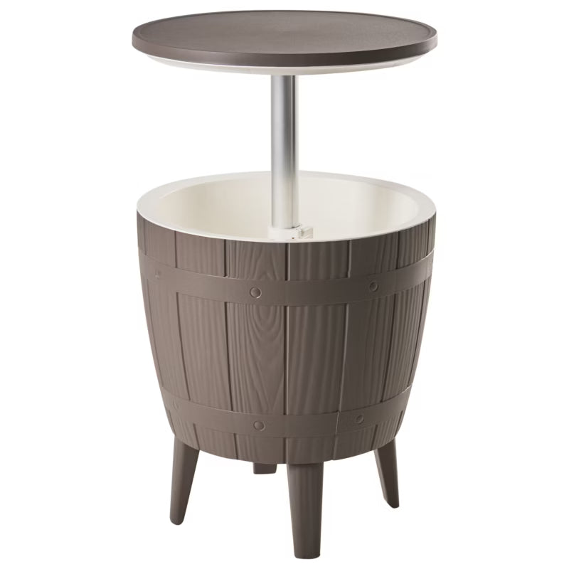 Havebar Silg 49 cm med Køleboks Beige Grå