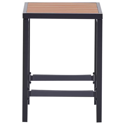Havebarstol Avetrana 44x40x61 cm Sort Stål