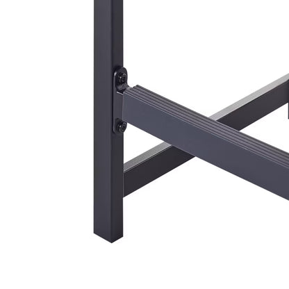 Havebarstol Avetrana 44x40x61 cm Sort Stål