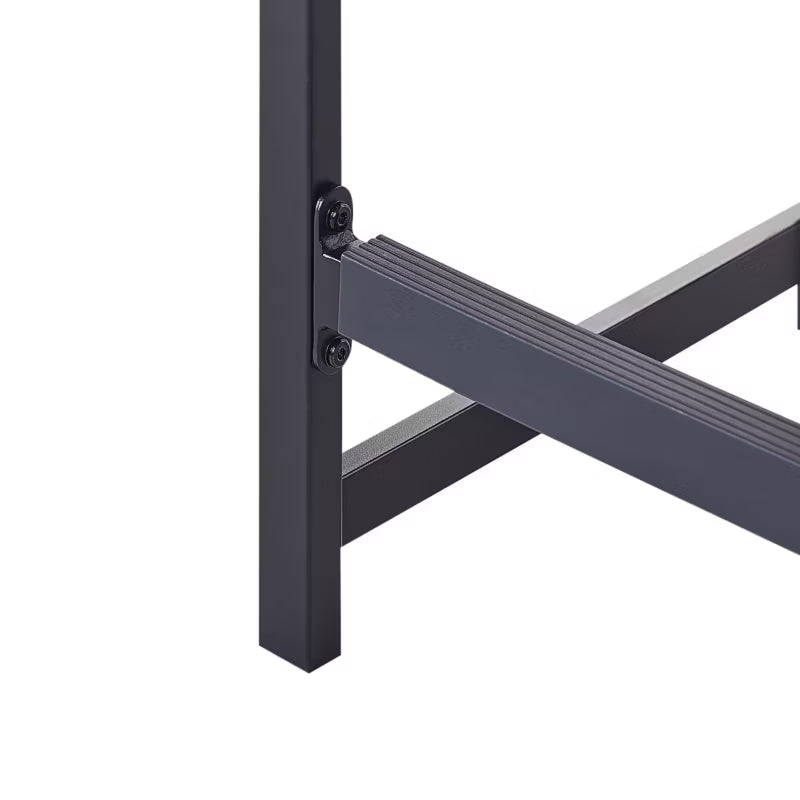 Havebarstol Avetrana 44x40x61 cm Sort Stål