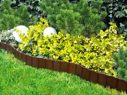 Havebedskant 78,5 cm Brun Plastik