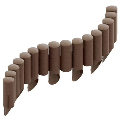 Havebedskant Palisade 25,5 cm 2,3 m Brun