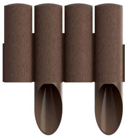 Havebedskant Palisade 25,5 cm 2,3 m Brun
