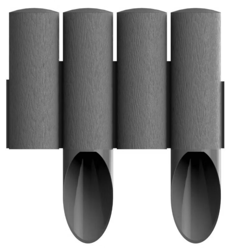 Havebedskant Palisade 25,5 cm 2,3 m Grafit