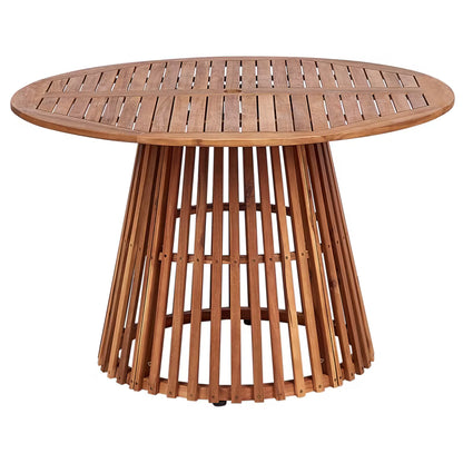 Havebord Agello Ø120 cm Brun Akacietræ