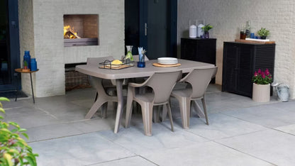 Havebord Baltimore 177x100 cm Cappuccino Polypropylen