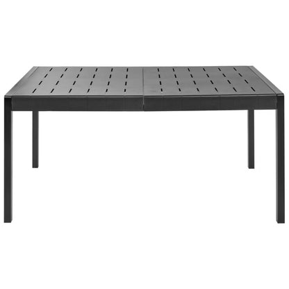 Havebord Bartica 154x84 cm Sort