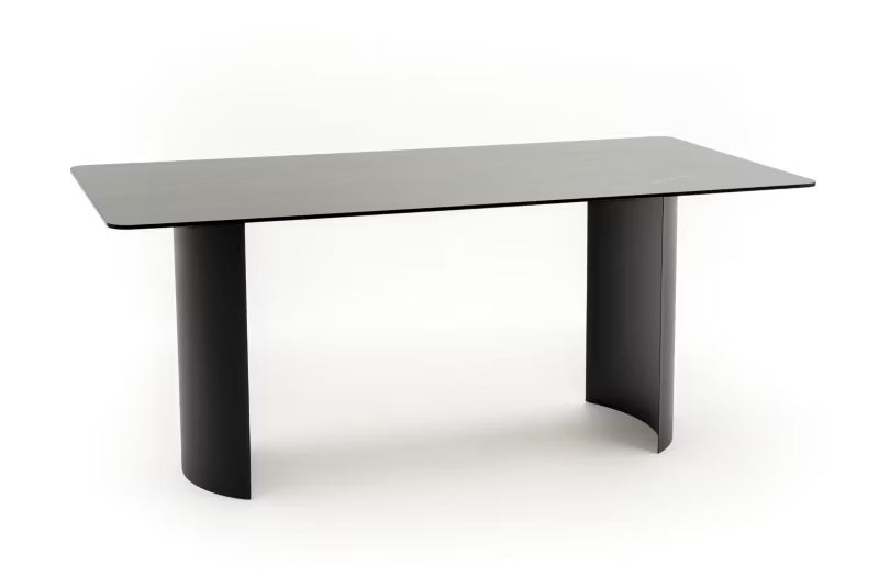 Havebord BELIZE LUX 180x76 cm Sort Aluminium