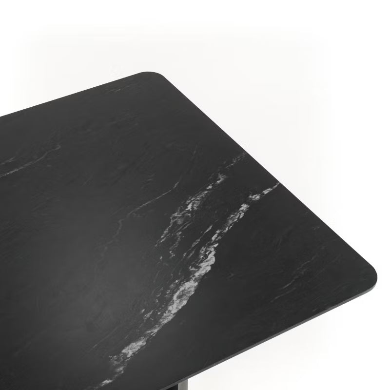 Havebord BELIZE LUX 180x76 cm Sort Aluminium