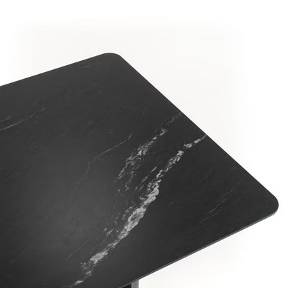 Havebord BELIZE LUX 180x76 cm Sort Aluminium