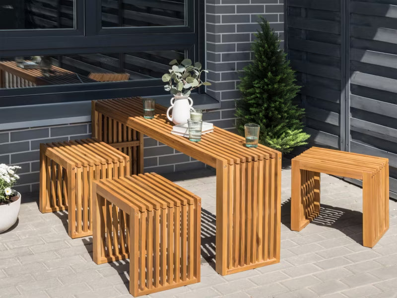 Havebord Bellano 150x35 cm Brun Akacietræ
