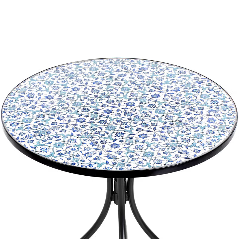 Havebord 60 cm Sort Metal