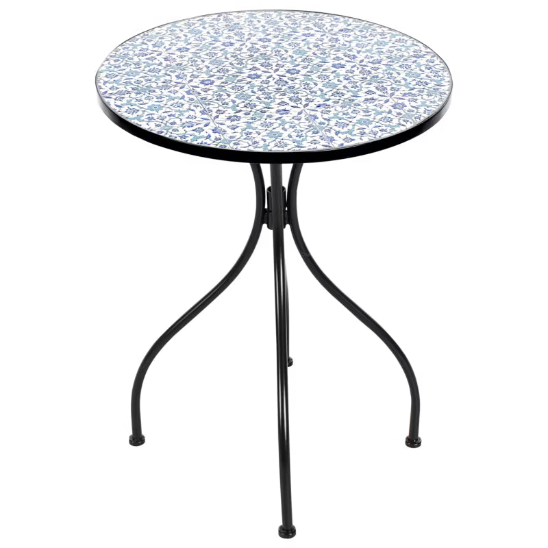 Havebord 60 cm Sort Metal
