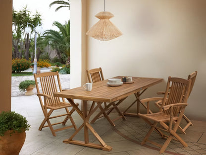 Havebord Calabritto 180x90 cm Brun Akacietræ