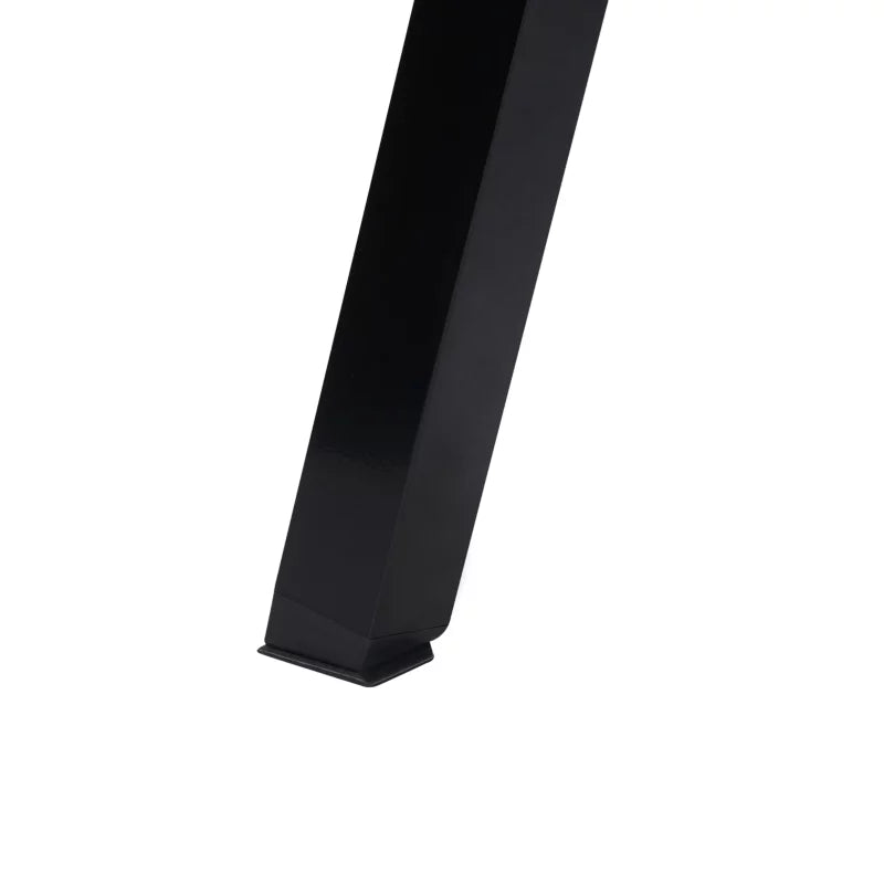 Havebord Canetto 150x90 cm Sort Aluminium