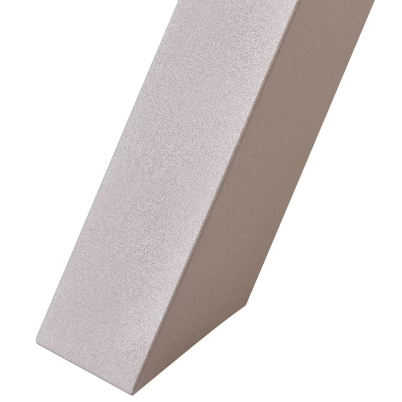 Havebord Cascais 200x105 cm Gråbeige Aluminium