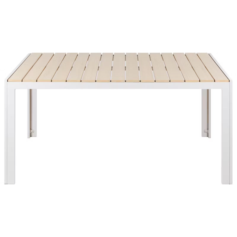 Havebord Como 150x90 cm Beige Aluminium
