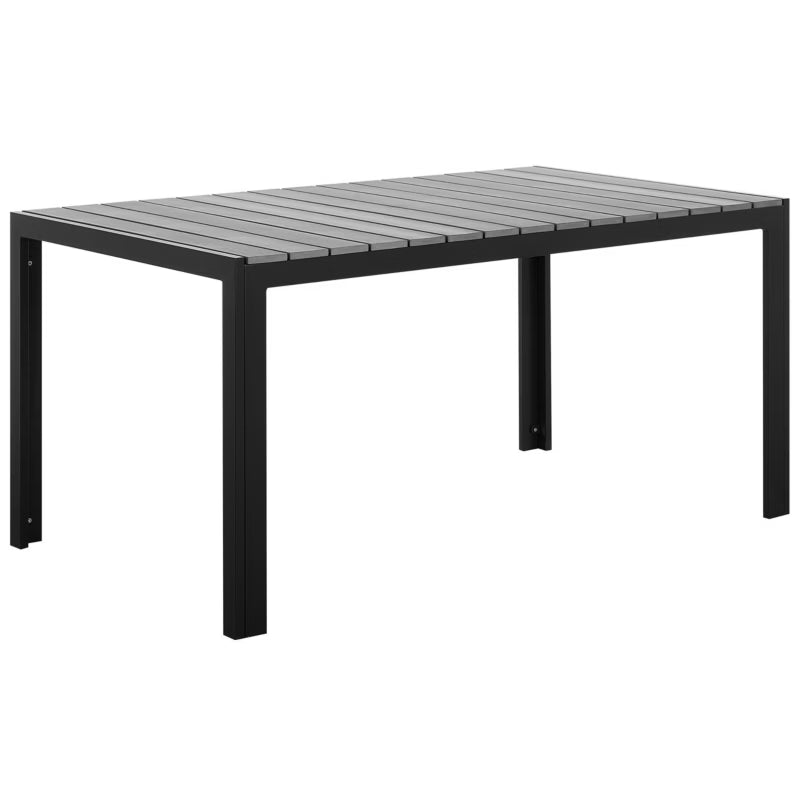 Havebord Como 150x90 cm Grå