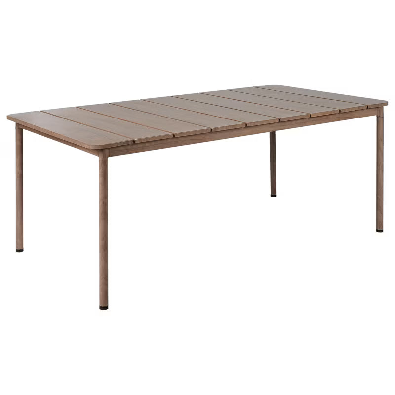 Havebord Flavia 185x96 cm Brun Aluminium