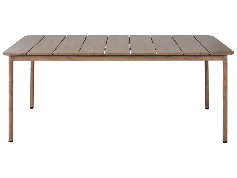 Havebord Flavia 185x96 cm Brun Aluminium