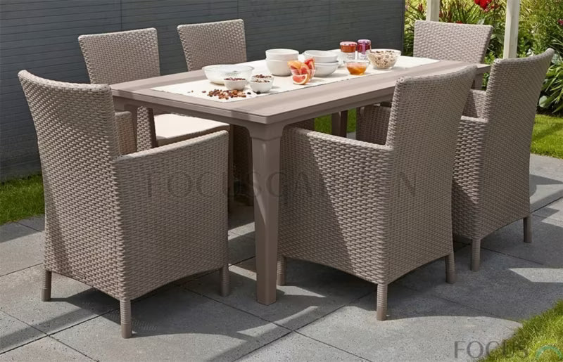 Havebord Futura 165x95 cm Cappuccino