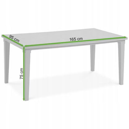 Havebord Futura 165x95 cm Cappuccino
