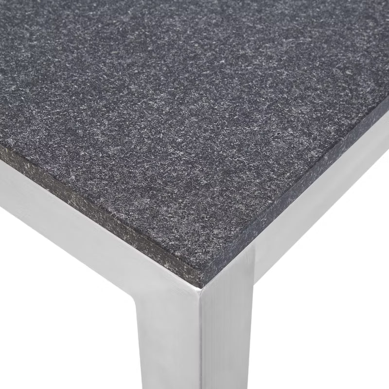 Havebord Grosseto 180x90 cm Flamberet Granit Grafit